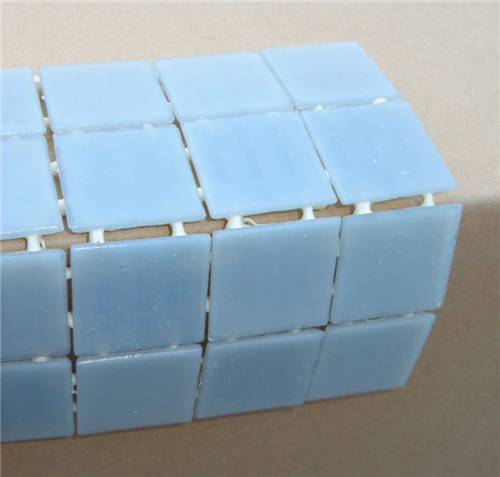 20*20mm Swimming Pool Glass Mosaic Gold Line Mosaic