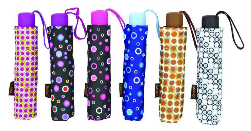 Colorful DOT 3 Fold Manual Aluminum Umbrella (YS-3FM21083939R)