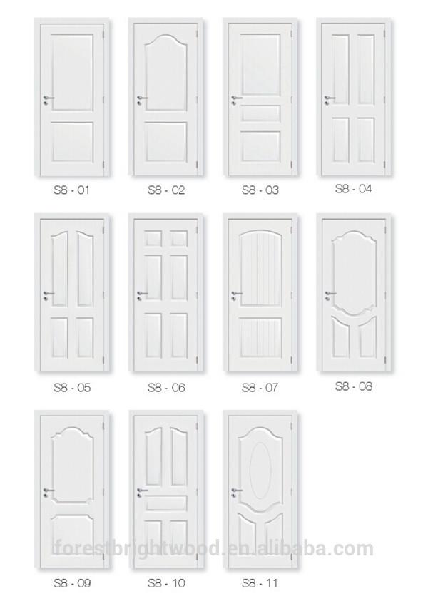 White Primed Hollow Core HDF Interior Moulded Door