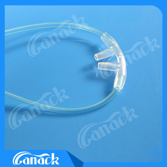 Animal equipment Medical Oxygen Nasal Cannula with CO2 Line