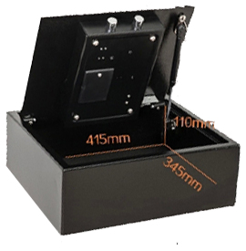 Black Steel Floor Safe Box (SMD145)