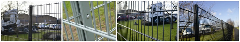 ISO 9001 Double Horizontal Welded Mesh Fencing