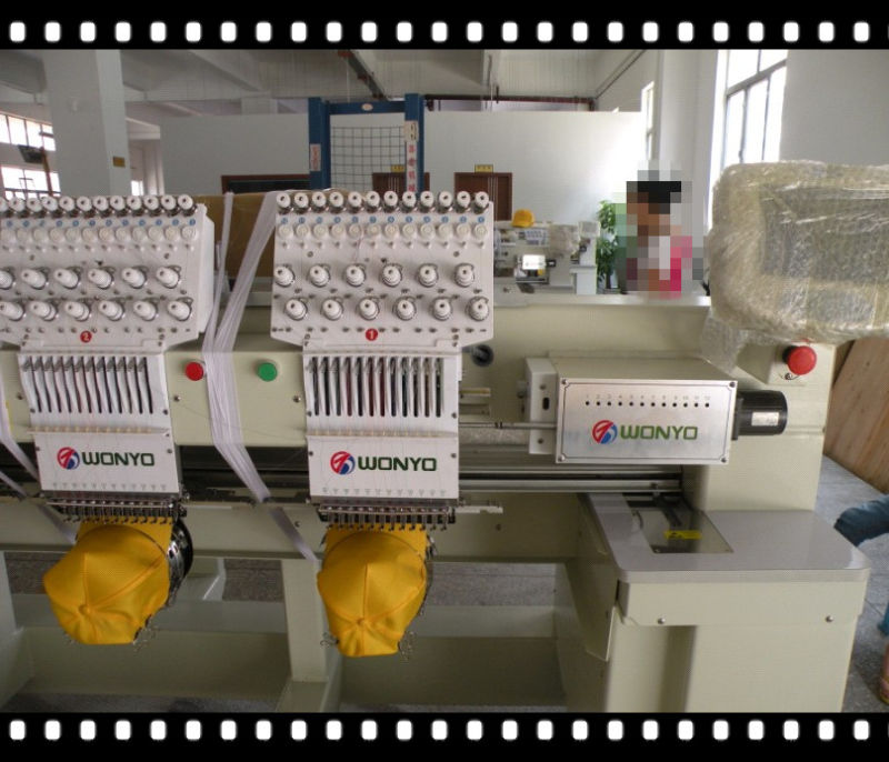 2 Heads Embroidery Machine Used Tajima Design