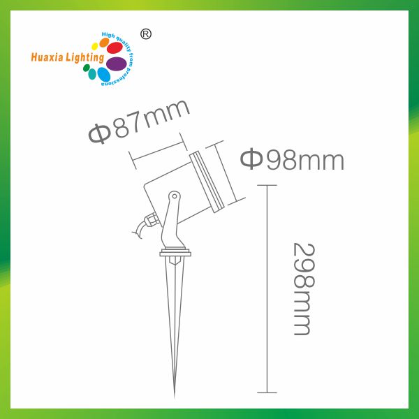 CE Approved LED Garden Light (HX-HFL98-9W)