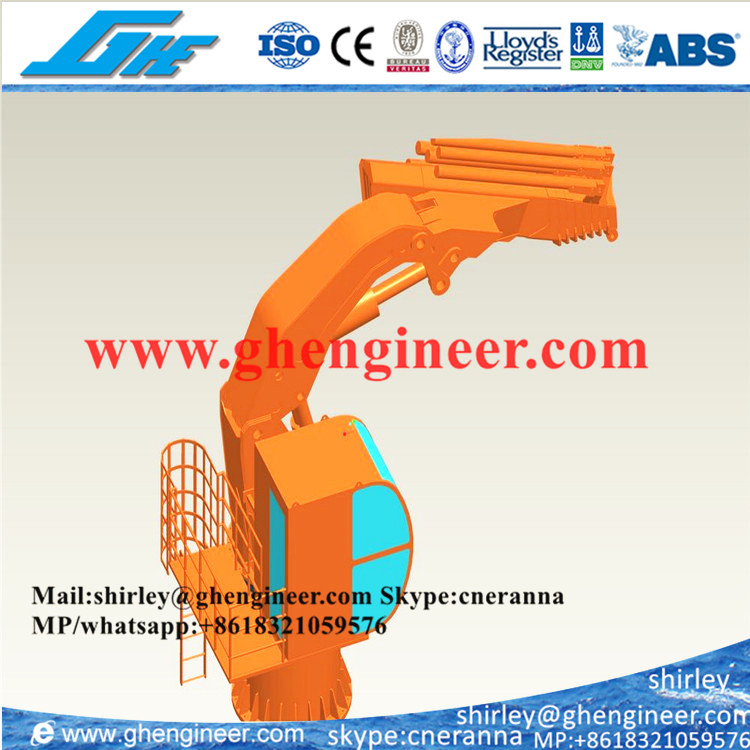 3.5t@8m Hydraulic Foldable Boom Offshore Crane