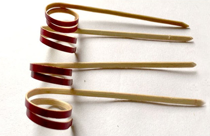 Custom Made Wholesale Price Bamboo Knotted Picks