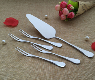 Stainless Steel Fork and Spoon Knife Set