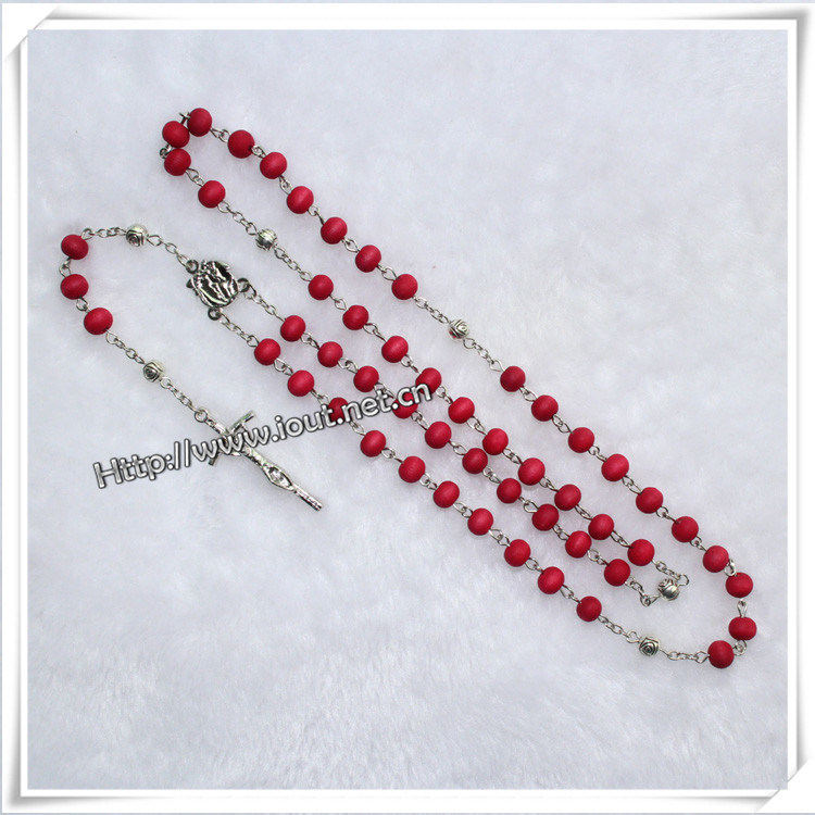 Free Sample and Free Shipping, Glass Beads Rosary, (IO-cr280)