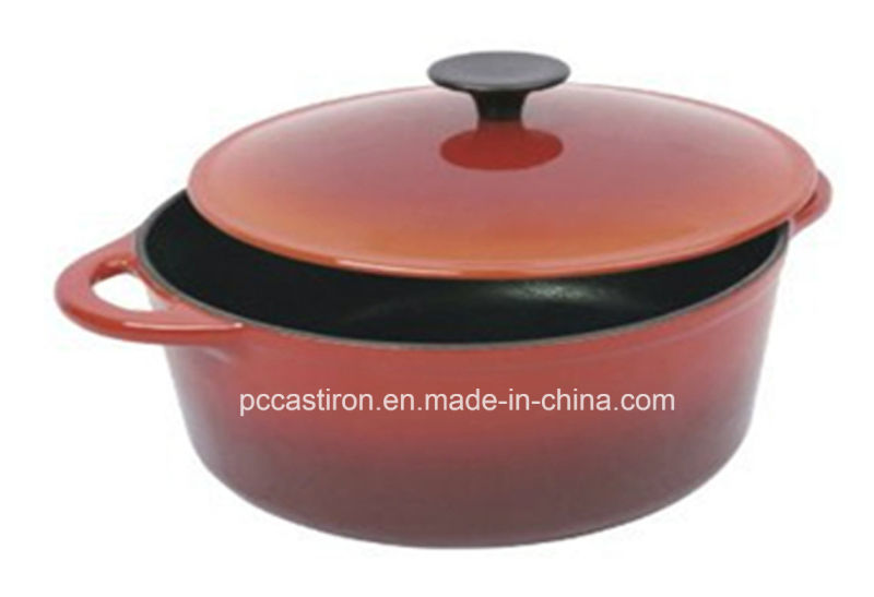 Enamel Cast Iron Cookware Casserole Size 32X26X12cm