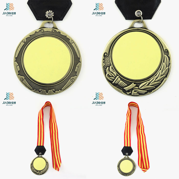 Free Sample Gold Engraved Custom Logo Normal Metal Medal