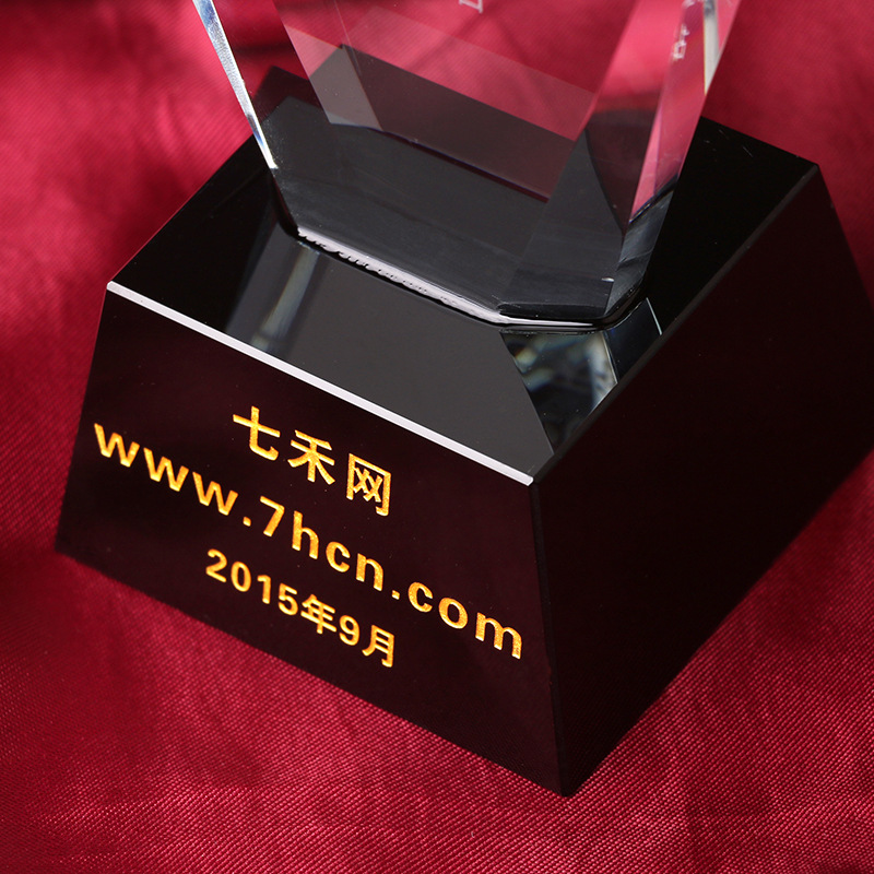 Manufacturer High Quality Glass Award Crystal Trophy for Crystal Gifts