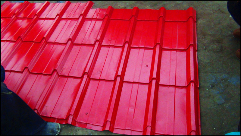 Galvanized Steel Roofing Sheet and Wall Sheet Roll Forming Machine