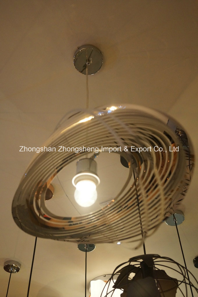 Special Design E27 Stainless Steel Pendant Lamp Decoration (MD6103-CH)