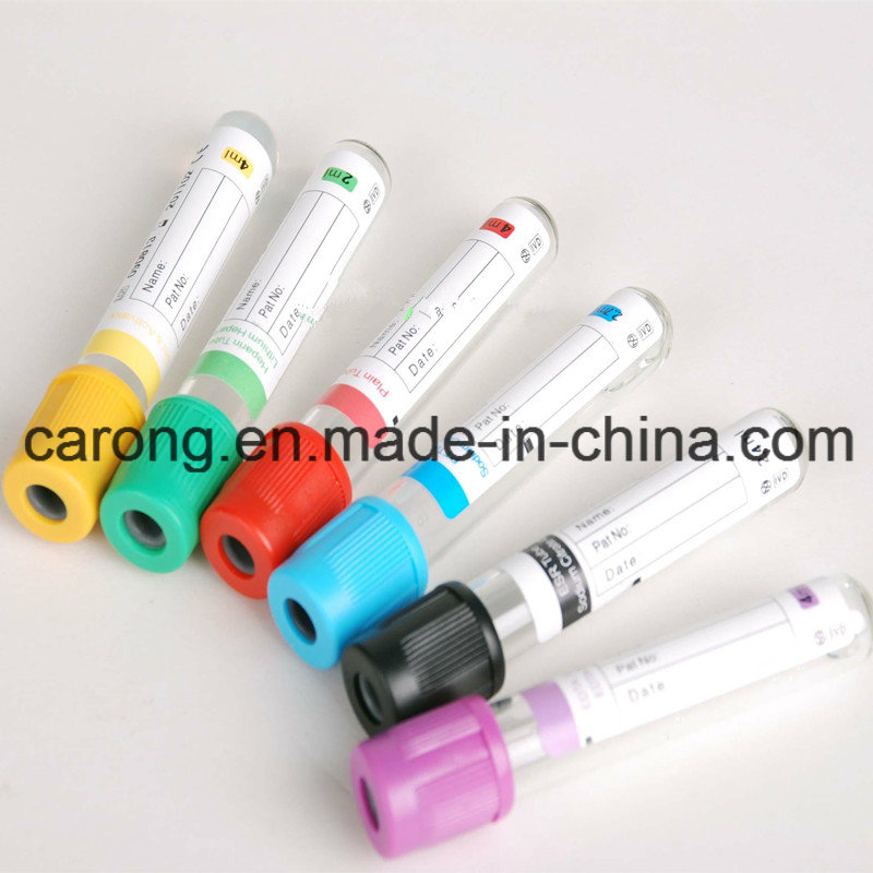 Disposable Vacuum Blood Collection Tube Pet Glass