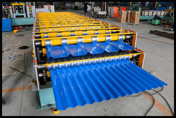 Double Roofing Metal Sheet Roll Forming Machine, Machineries of China Supplier