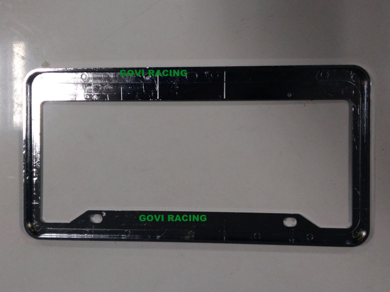 Custom License Plate Frames with ABS 312X160mm Chromed Plate Holder