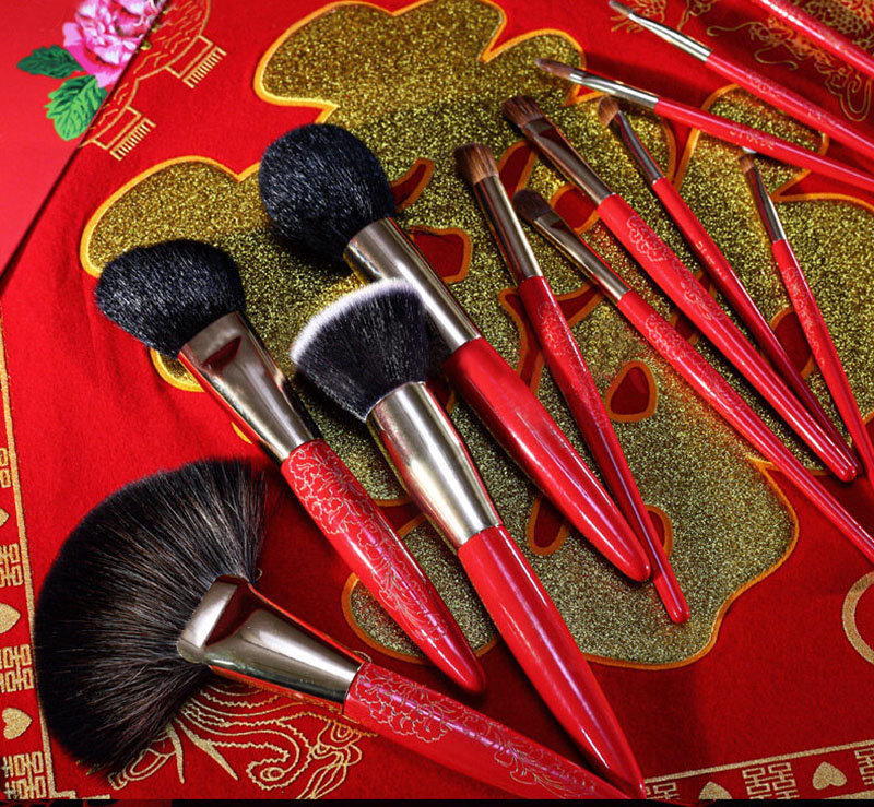 China Culture China Wind Marrage Wedding Bride Cosmetic Tool Makeup Brush