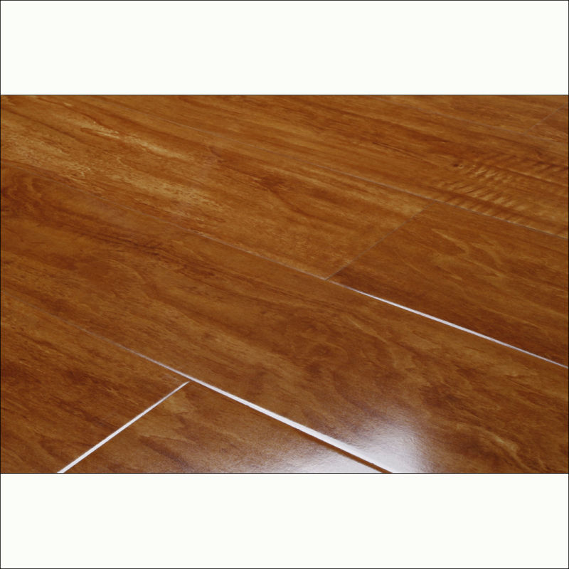 High Gloss HDF Laminate Flooring with U-Groove