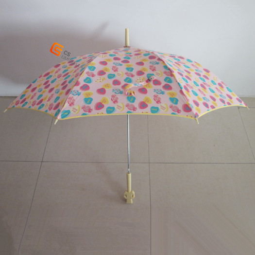 23*8k Straight Umbrella Auto Open with Fiberglass Ribs (YSS0001)