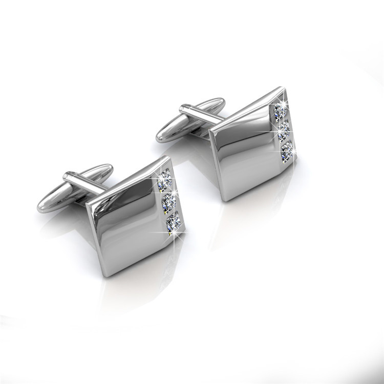 Destiny Jewellery Crystal From Swarovski Mr Glossy 2 Cufflinks