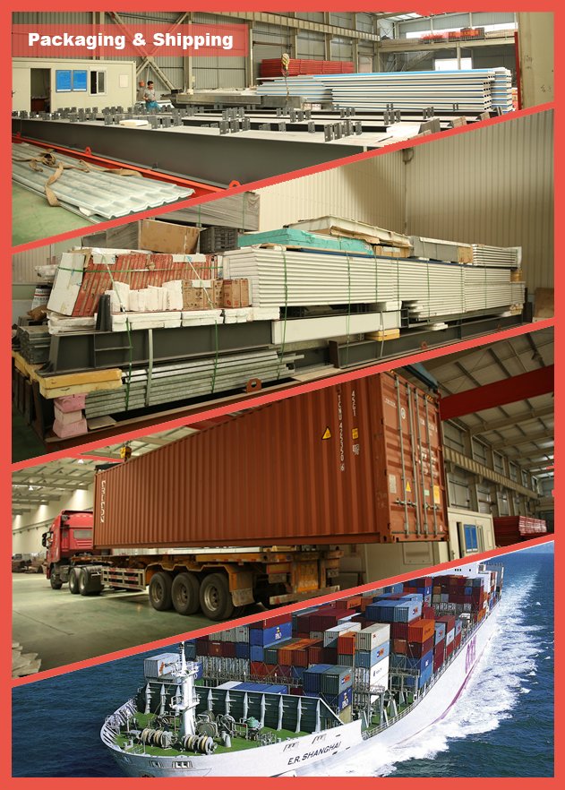 (EPS/PU/XPS/Rockwool+) Sandwich Wall Panel Warehouse