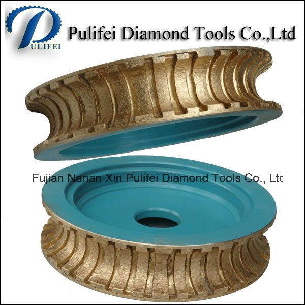 Stone Grinding Wheel Diamond Brazed Sintered Electroplated Profile Wheel