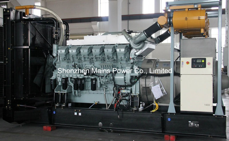 1020kw 1275kVA Mitsubishi Diesel Generator Standby 1120kw 1400kVA