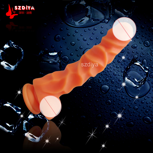 Female Masturbation Sex Toys Silicone Dildo (DYAST409)