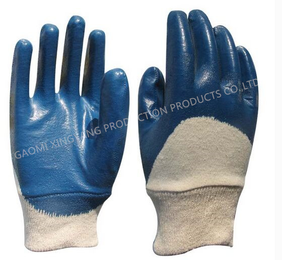 Natrile Coated Glove Labor Protective Safety Work Gloves (N6034)