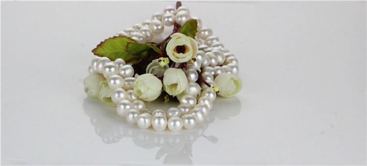 11-12mm Potato Shape White Pearl Fashion Necklace