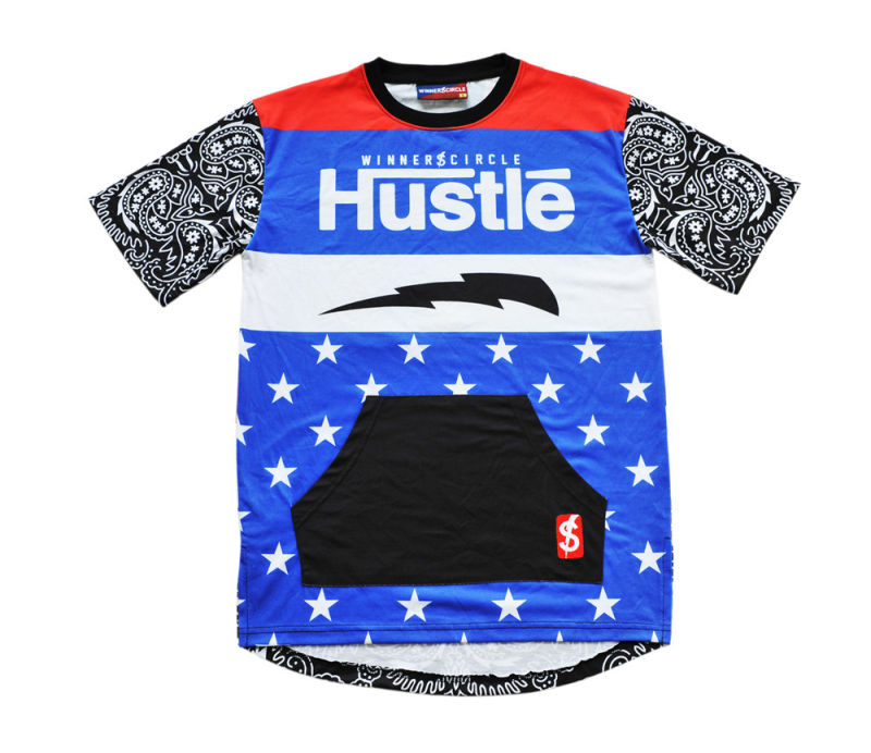 Street Culture Hip Hop Style Basketball T-Shirt Jersey with Design (T5051)