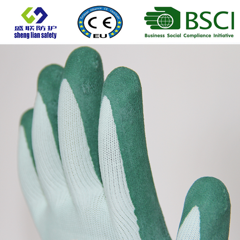 Glove Foam Latex Coated Gardening Working Gloves