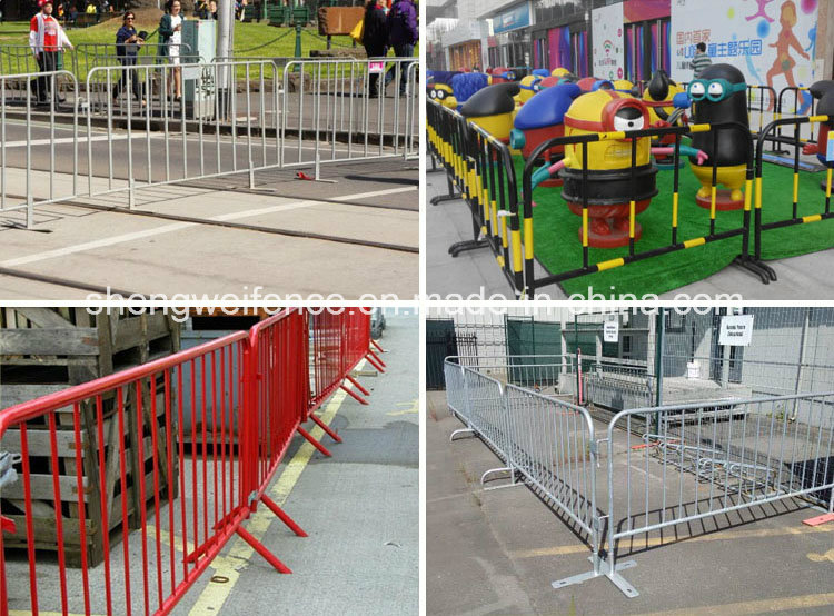 Road Safety Metal Crowd Control Barrier Fence