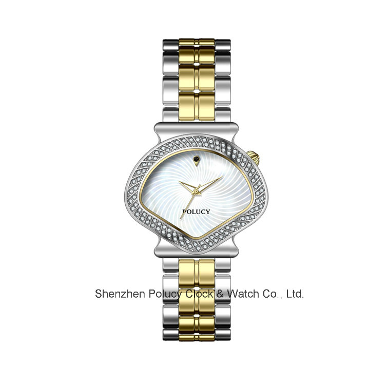 Wholesale Your Logo Custom Watches Sapphier Glass Watches with Fashion Jewelry Watch