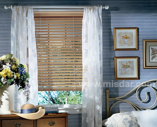 Electric Wood Venetians Blinds