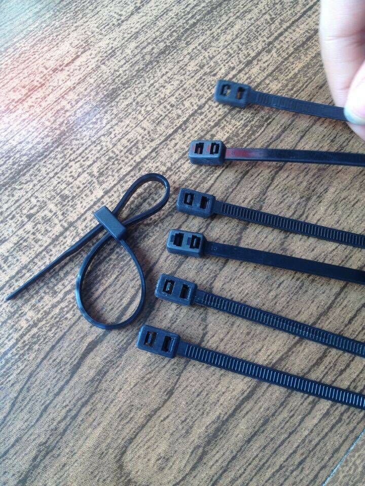 Double Lock Cable Tie, Double Loop Cable Tie, Plastic Cable Tie