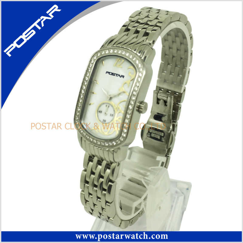 2016 Newest Ladies Promotion Watch with Stainless Steel Band