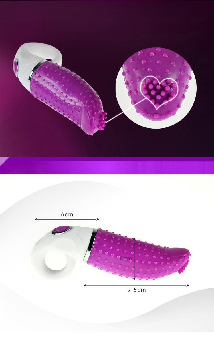 Adult Sex Toy 7 Speed Sex Tongue Vibrator (IJ-T10004)