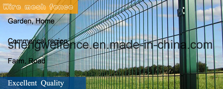 Curvy Powder Coated Welded Security Fence Panel