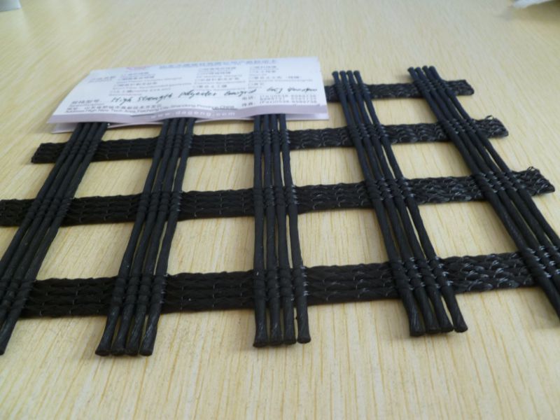 Biaxial Polyester Geogrid for Road Construction