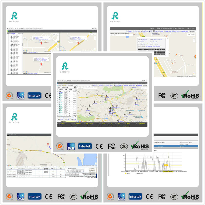 GPS Vehicle Tracker System Software with APP GS102