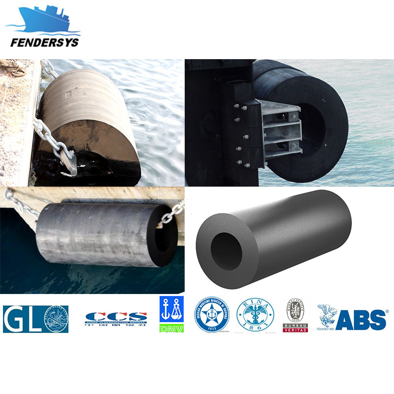 Cylindrical Marine Rubber Dock Fender with Various Size