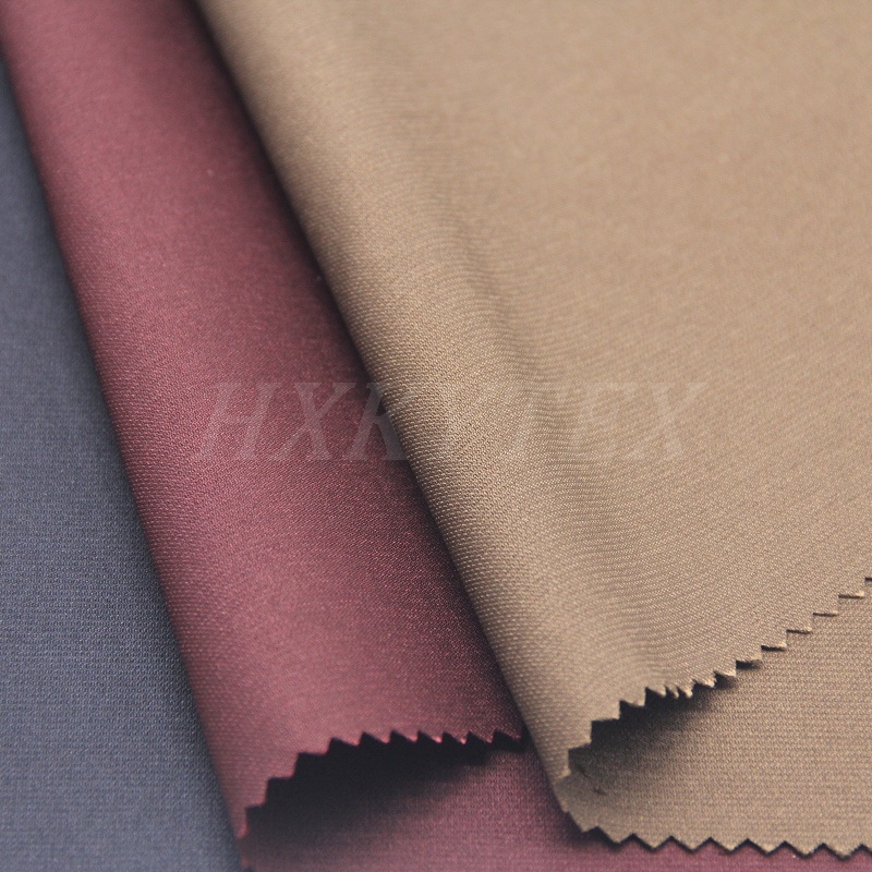 Lustre Fiber with Spandex Polyester Fabric for Casual Jacket