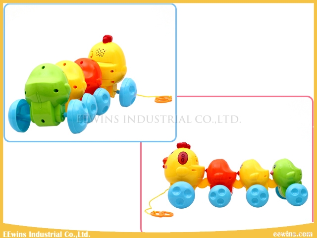 Plastic Toys Chickens with Lovely Sounds for Baby