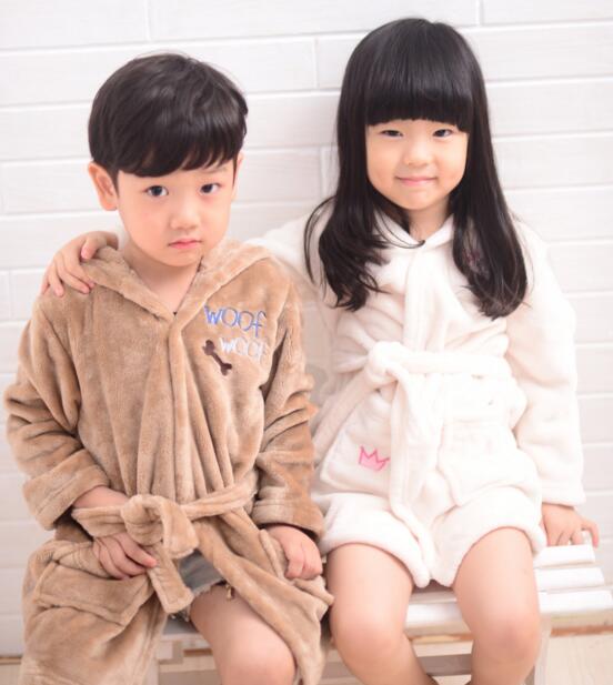 2016 Latest Comfortable Fleece Children Robe