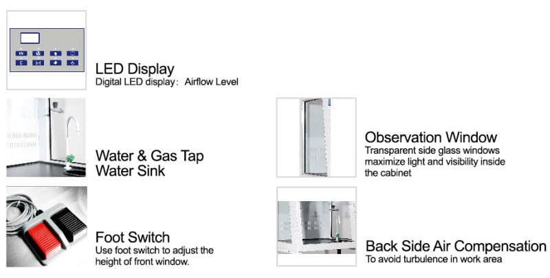 CE Certified Slant Fume Hood with Best Price