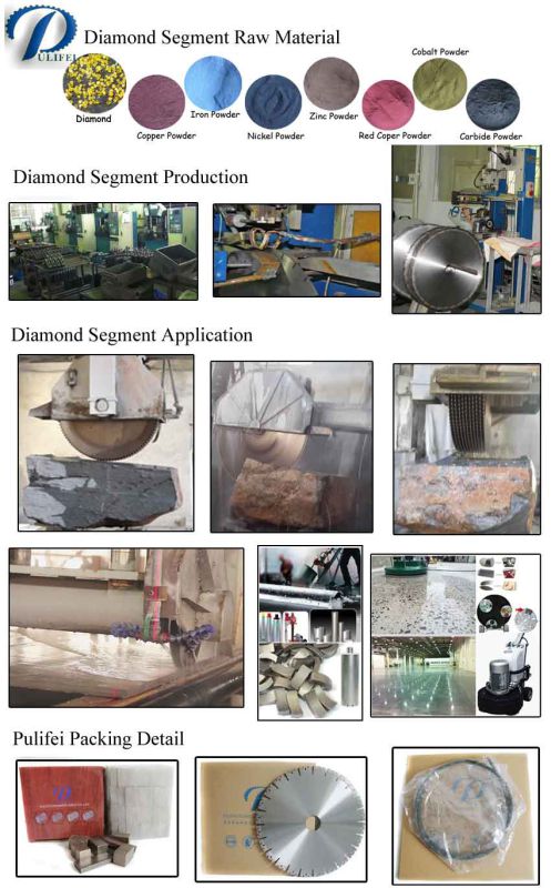 Diamond Disc Concrete Diamond Segment for Reinforce Concrete Steel Bar