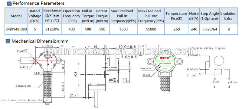 non captive linear actuator stepper motor, stepper motor with gearbox, stepper motor