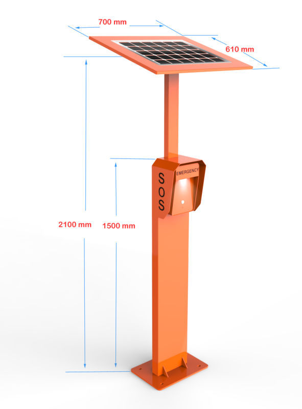 Roadside Internet Phones, Highway Wireless Phone, Solar Power VoIP Telephone