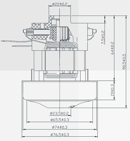 Industrial Field Production Motor